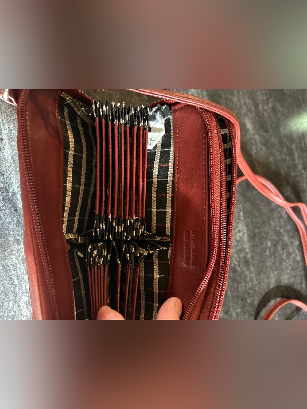 Rectangular oversized wallet purse - Picture 5 of 12